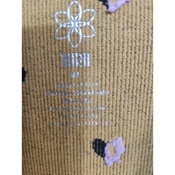 Aura M/L Juniors Women's Stretch Black Pink & Gold Hearts Tank Top Shirt NWT - Picture 4 of 6